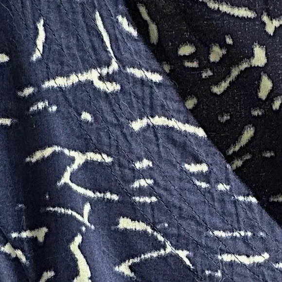 COLDWATER CREEK NWOT SLEEVELESS COTTON INDIGO BLUE PRINT SHIFT DRESS | XXL - Picture 4 of 10